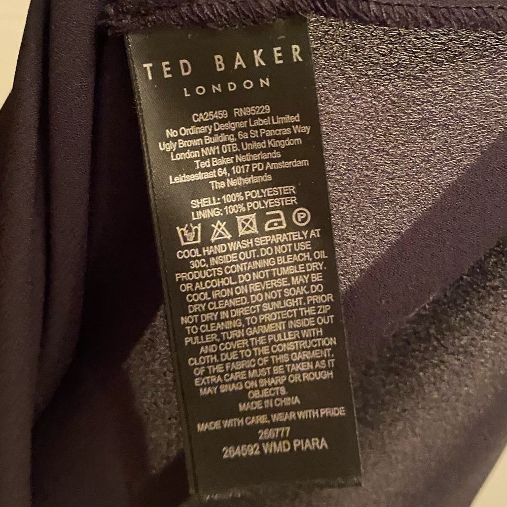 Ted Baker London Piara Ruffle Asymmetric Minidress - Picture 6 of 11